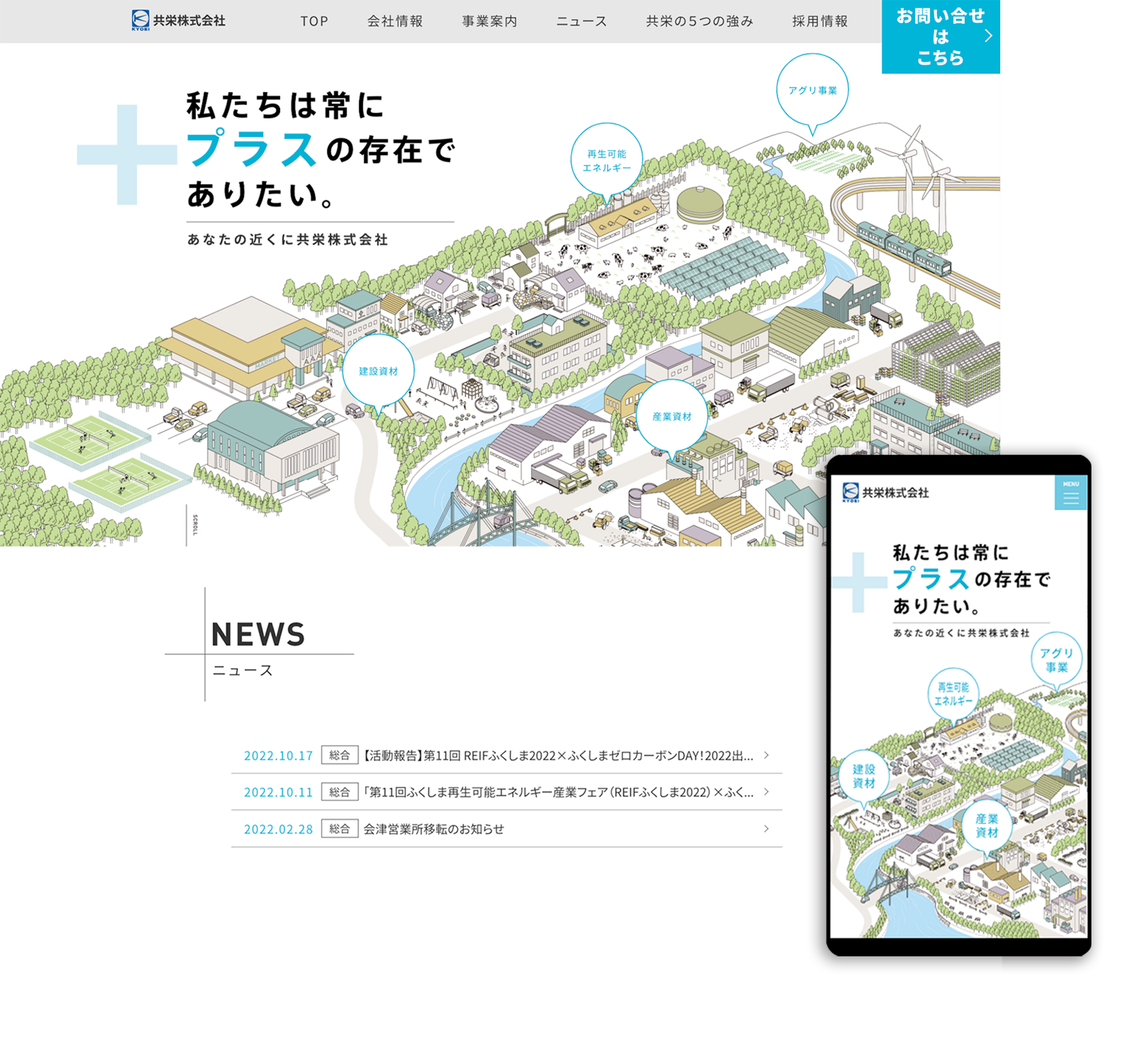 共栄株式会社　website